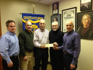 Council 867 presents Check for OTS