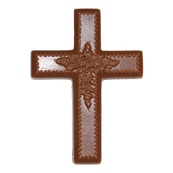 Solid Chocolate Cross - 5"